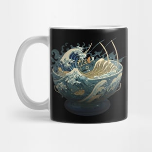 The Great Ramen Wave off Kanagawa Mug